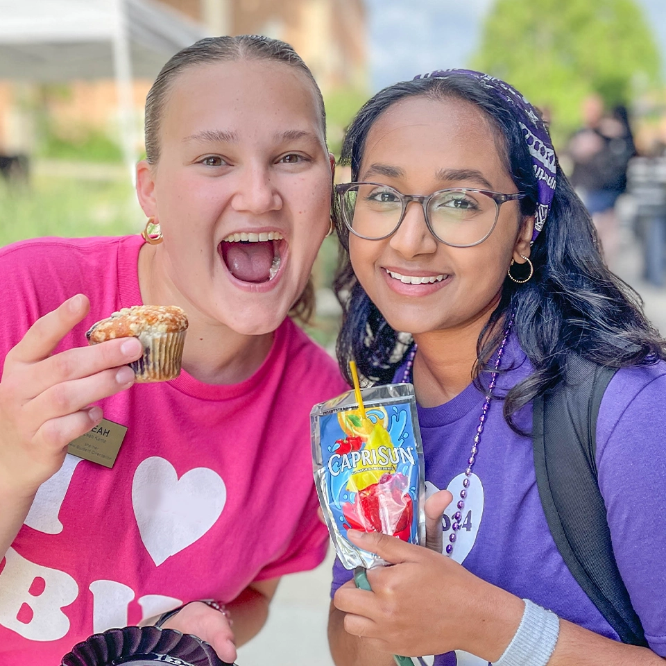 The excitement of seeing new faces at orientation.