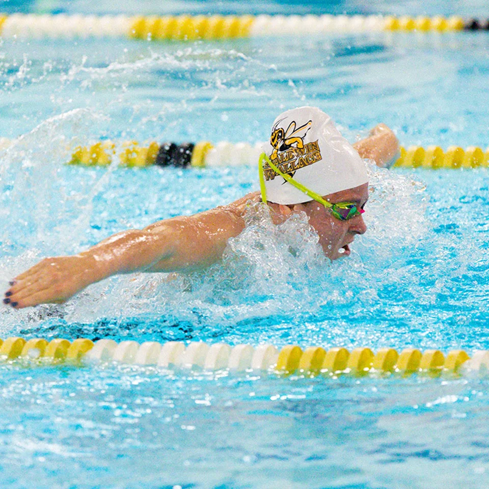 BW student swimmer