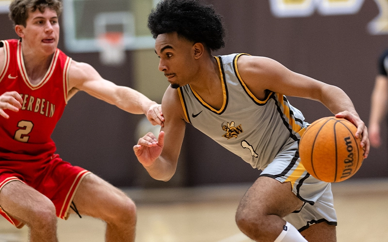 The BW men's basketball team is in action this winter.