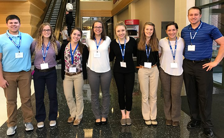 BW exercise science students attend the Midwest American College of Sports Medicine Conference